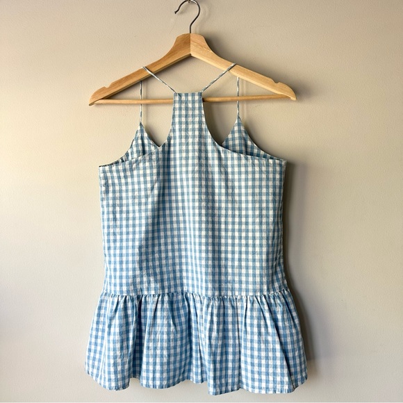 Newbury Kustom Gingham Peplum Tank Top - Picture 5 of 5